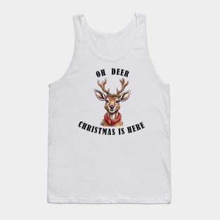 Oh deer Christmas is here !! Tank Top